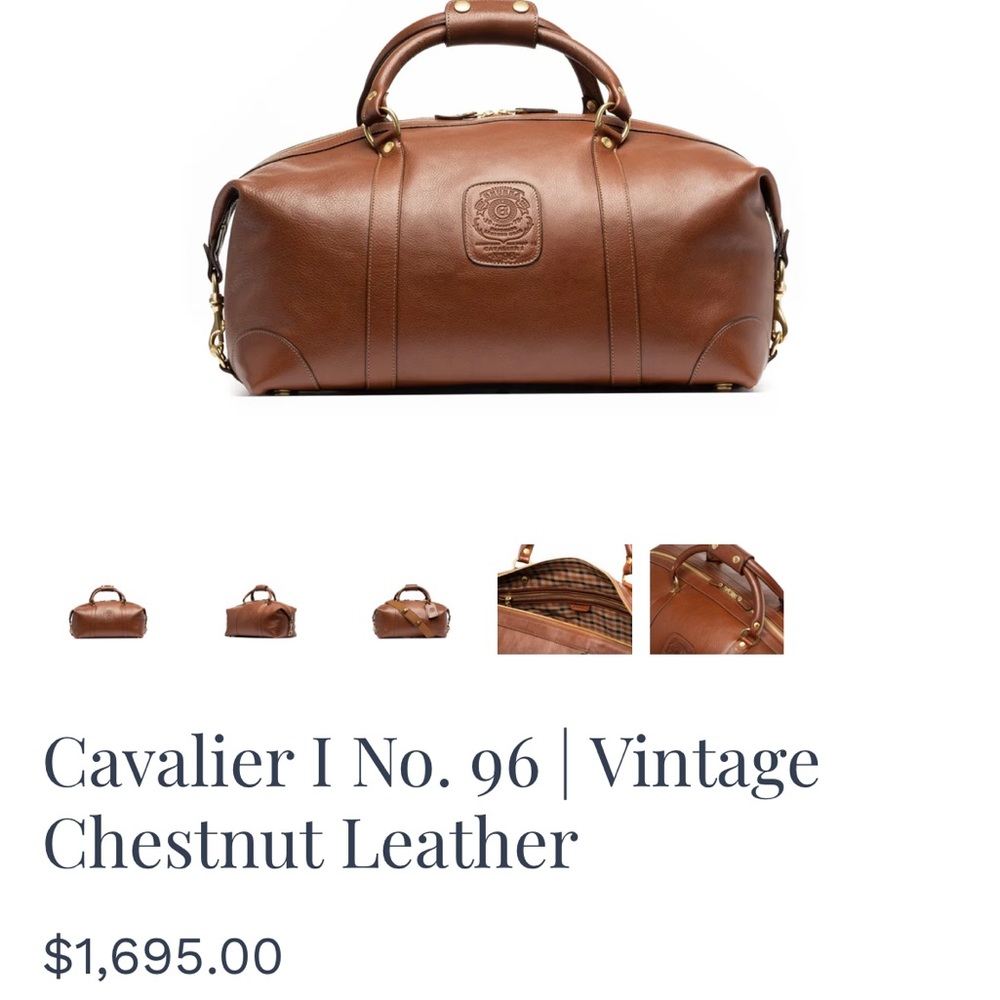 The Original Ghurka Leather Bag